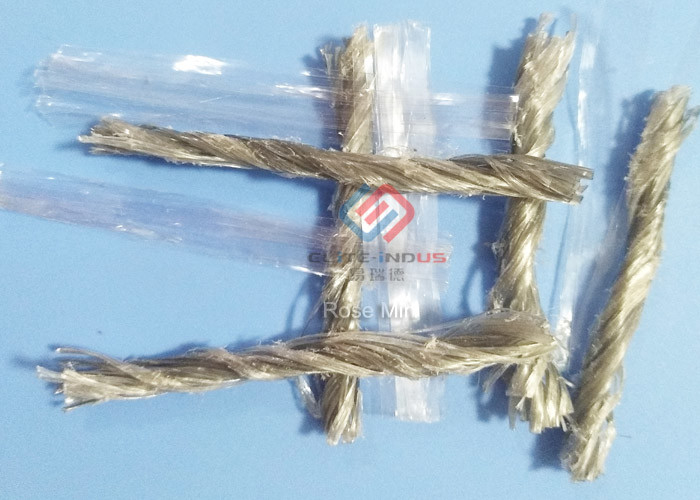 Impact Resistance Synthetic Hybrid Twisted PP Macro Fiber