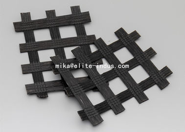Warp Knitted Polyester PET Biaxial Uniaxial Geogrids For Road Construction