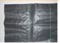Black Split Yarn Flat Slik PP Woven Geotextile For Anti Leakage Filtering Of Dam