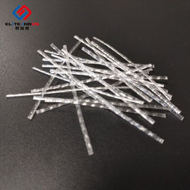 480Mpa 48mm 54mm Curved / Wave PP Macro Synthetic Fibers For Concrete Reinforcement