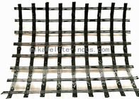 Uniaxial / Biaxial Geogrid, Warp Knitting Polyester Geogrid For Road Construction