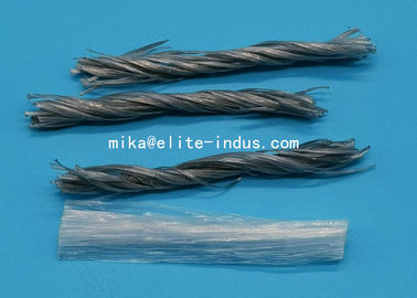 Macro Synthetic Fiber 48mm 54mm 65mm For Concrete Reinforcement