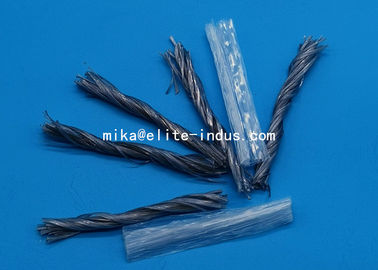 Civil Tunnels Concrete Reinforcement Fiber Polypropylene For Reinforcing Spray