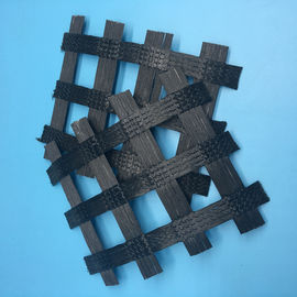 Warp Knitted Polyester PET Biaxial Uniaxial Geogrids For Road Construction