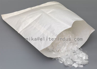 20mm Length Polypropylene Synthetic Fiber Ruredil X Fiber 20 Strong Acid / Alkali Resistance