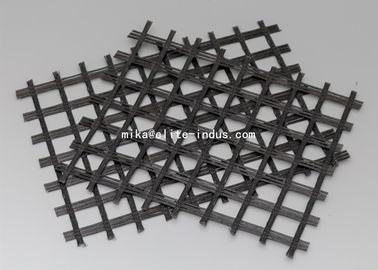 Warp Knitted Polyester PET Biaxial Uniaxial Geogrids For Road Construction