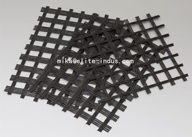 Warp Knitted Polyester PET Biaxial Uniaxial Geogrids For Road Construction