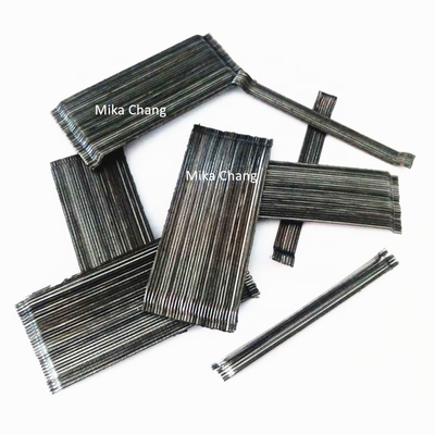 Low Carbon Concrete Reinforcement Fiber Cold Drawn Steel Wire Fiber 7800KG/M3 Density