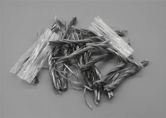 ISO   High Ductility  Fire Resistance Gray Concrete Reinforcement Fiber