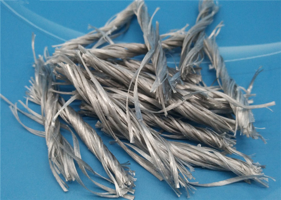 550MPa 48mm Plastic Concrete Reinforcement Fiber For Paving