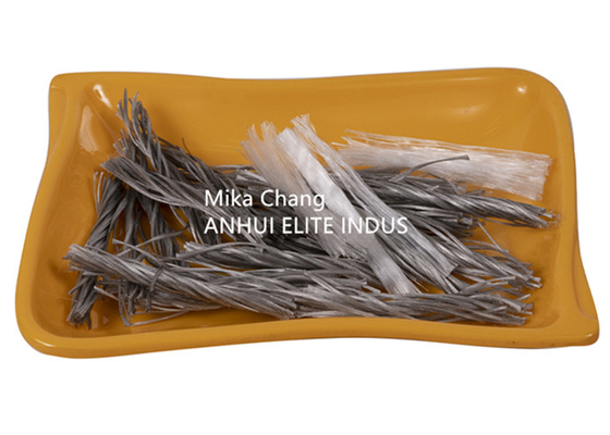 0.91g/Cm3 Macro Twisted Bundle Polypropylene Synthetic Fiber