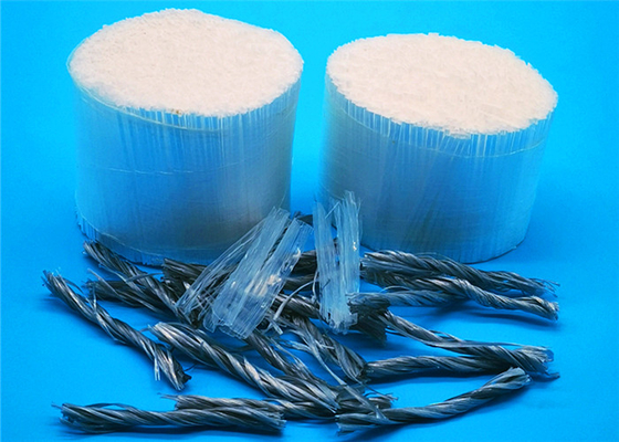 5.2GPa Grey Color Monofilament Polypropylene Concrete Reinforcement Fiber