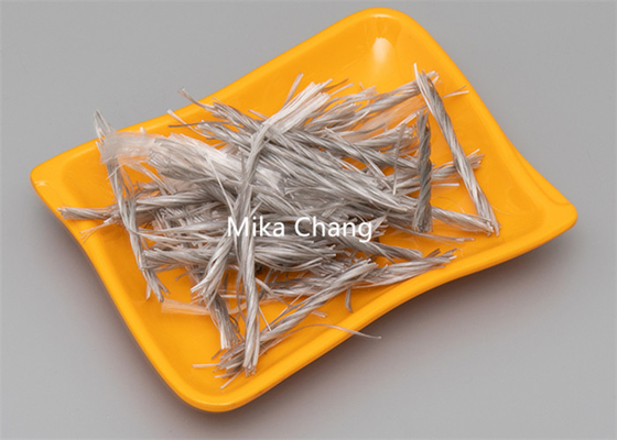 CE  50mm Twist Hybrid Polypropylene Concrete Reinforcement Fiber