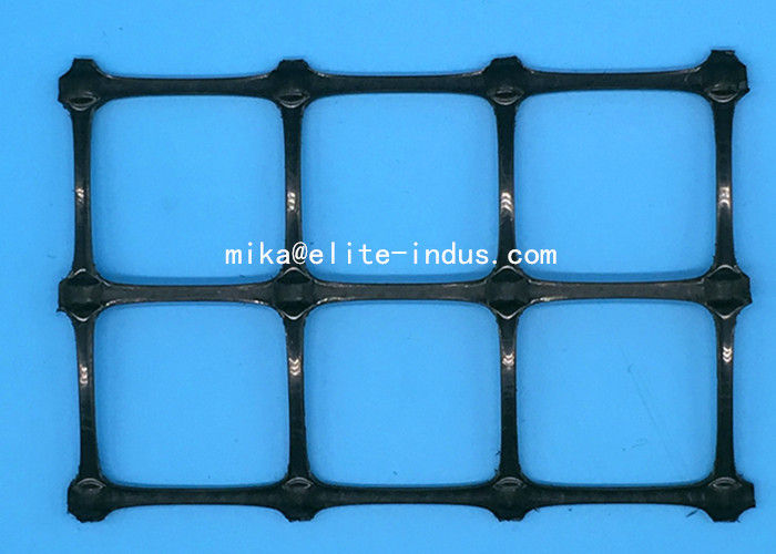 20Kn X 20KN Biaxial Plastic Geogrid Soil Reinforcement With High Tensile Strength