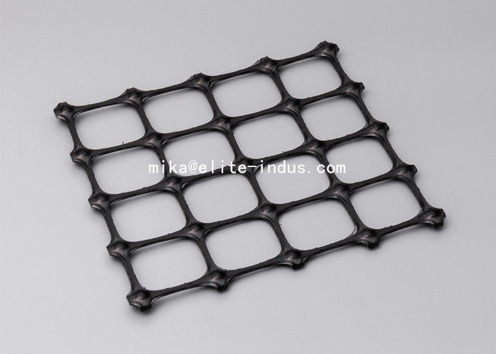 PP Biaxial Plastic Geogrid 3.95m Width 50m Length For Road Construction