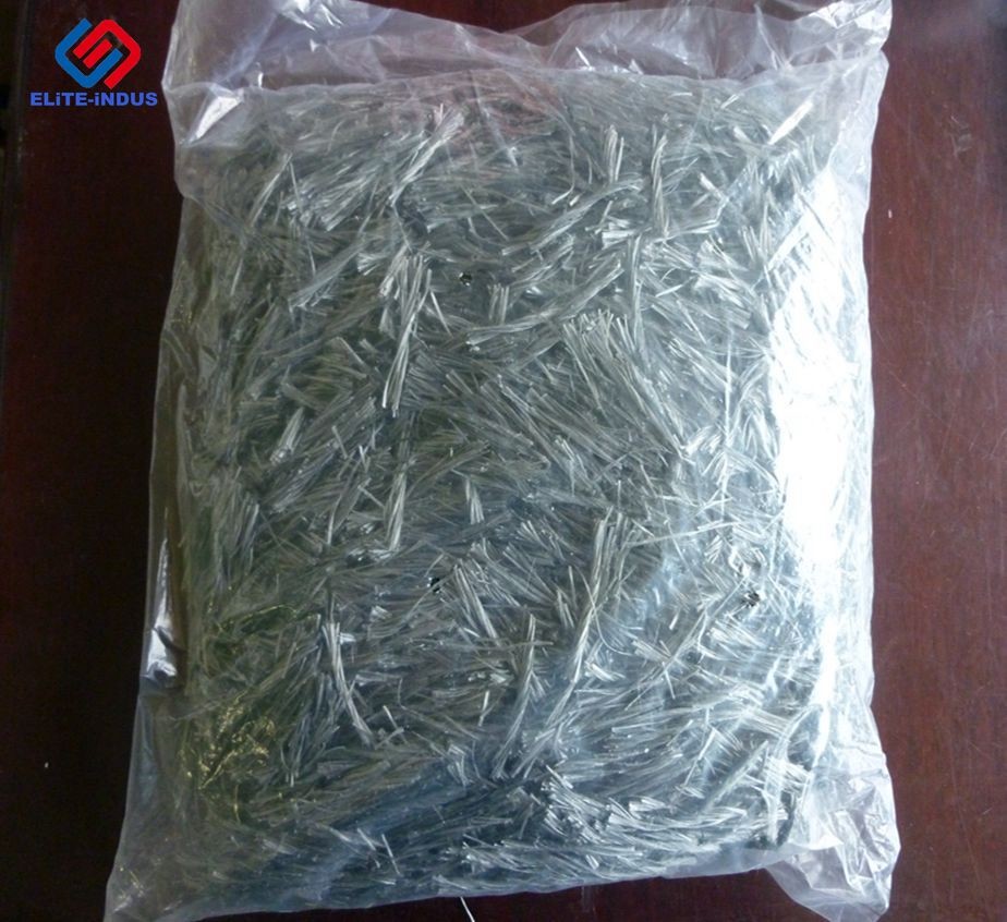 Concrete Fiber Additive , Synthetic Polymer Fibers For Pavement / Flooring